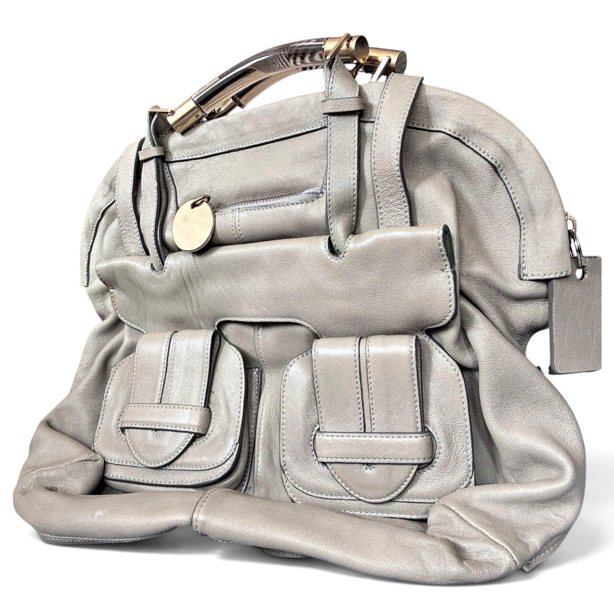 Leather handbag