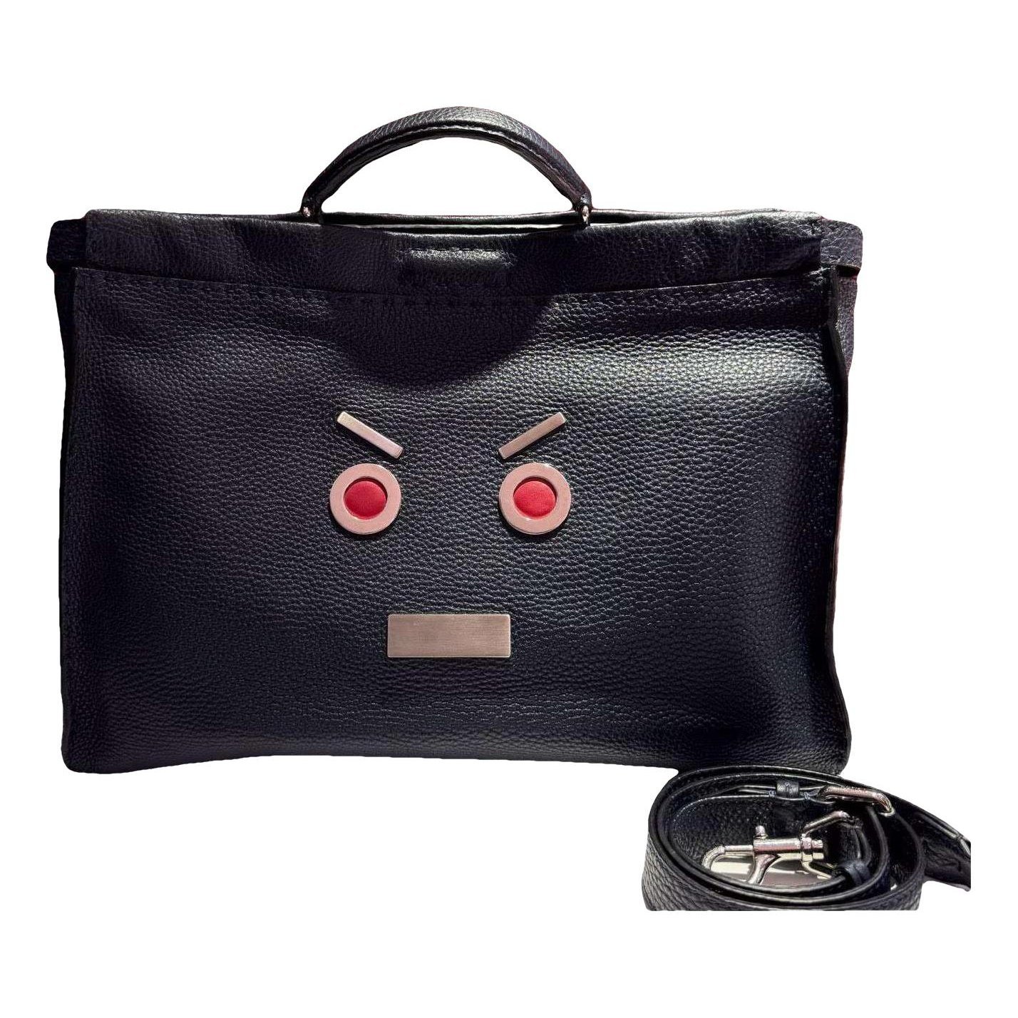 Peekaboo leather handbag