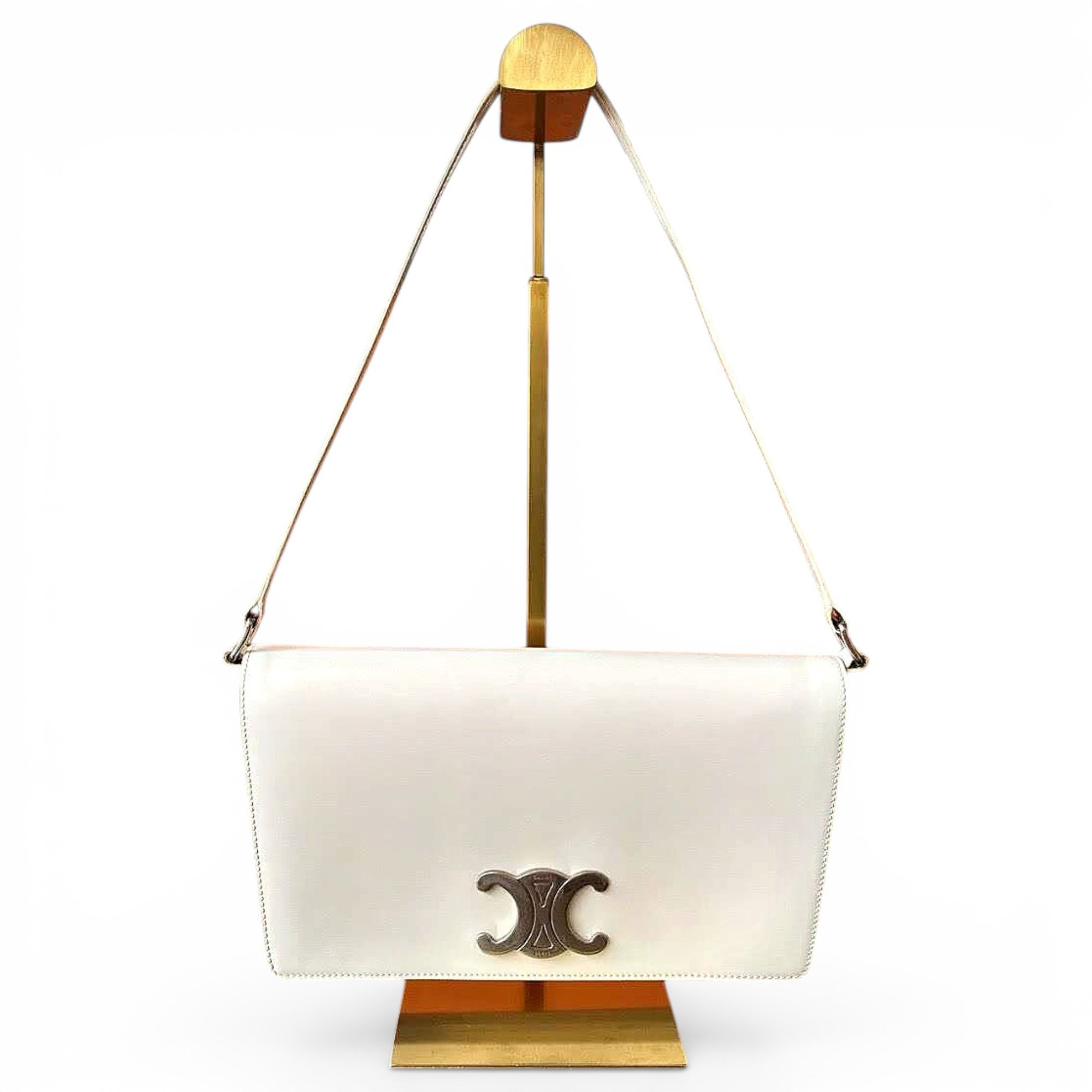 Triomphe leather handbag