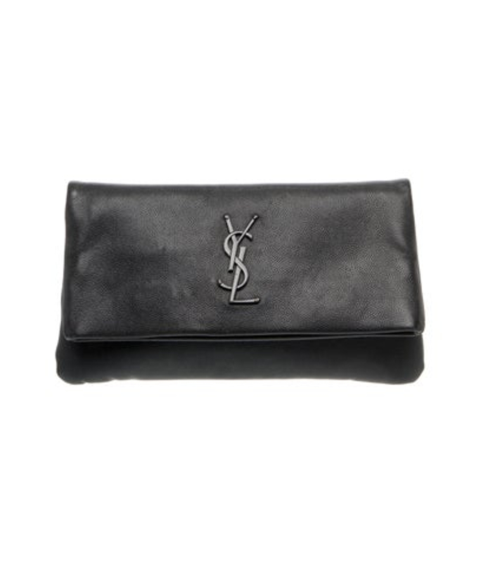 Saint Laurent Laurent Signature West Hollywood Fold Over Clutch