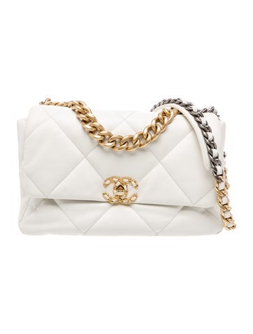 Quilted Large 19 Flap Bag