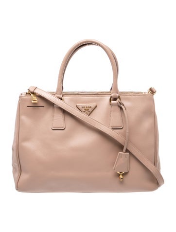 Saffiano Leather Galleria Double Zip Large