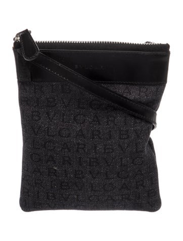 Denim Messenger Bag