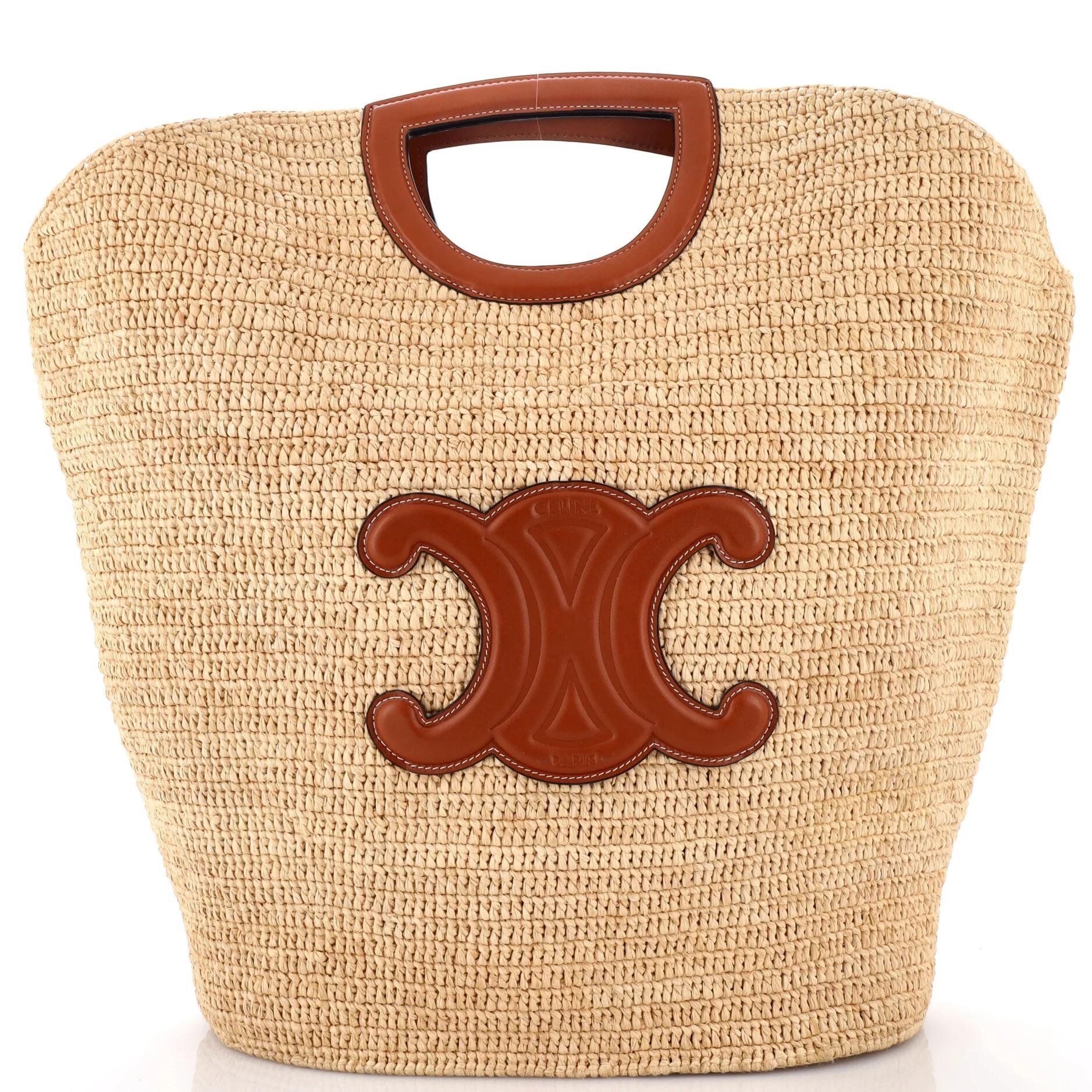 Leather tote