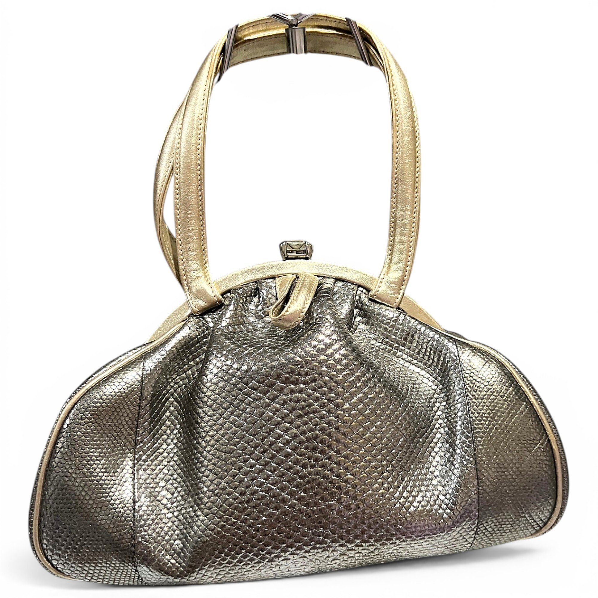 Patent leather tote