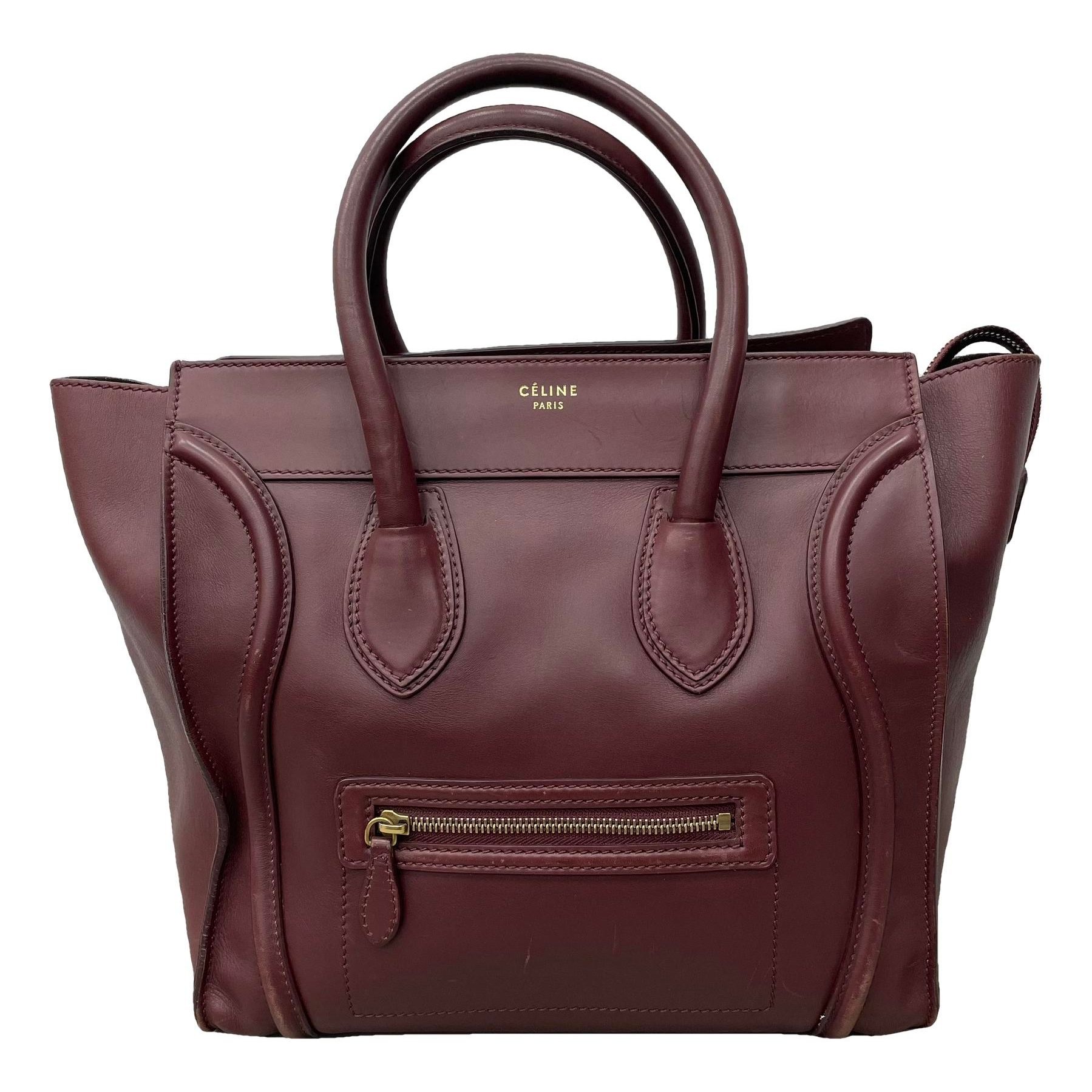 Luggage leather handbag