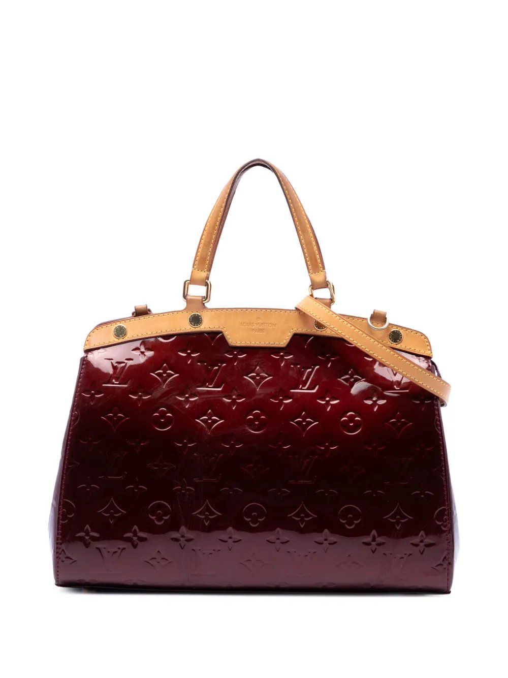 2012 Monogram Vernis Brea MM satchel