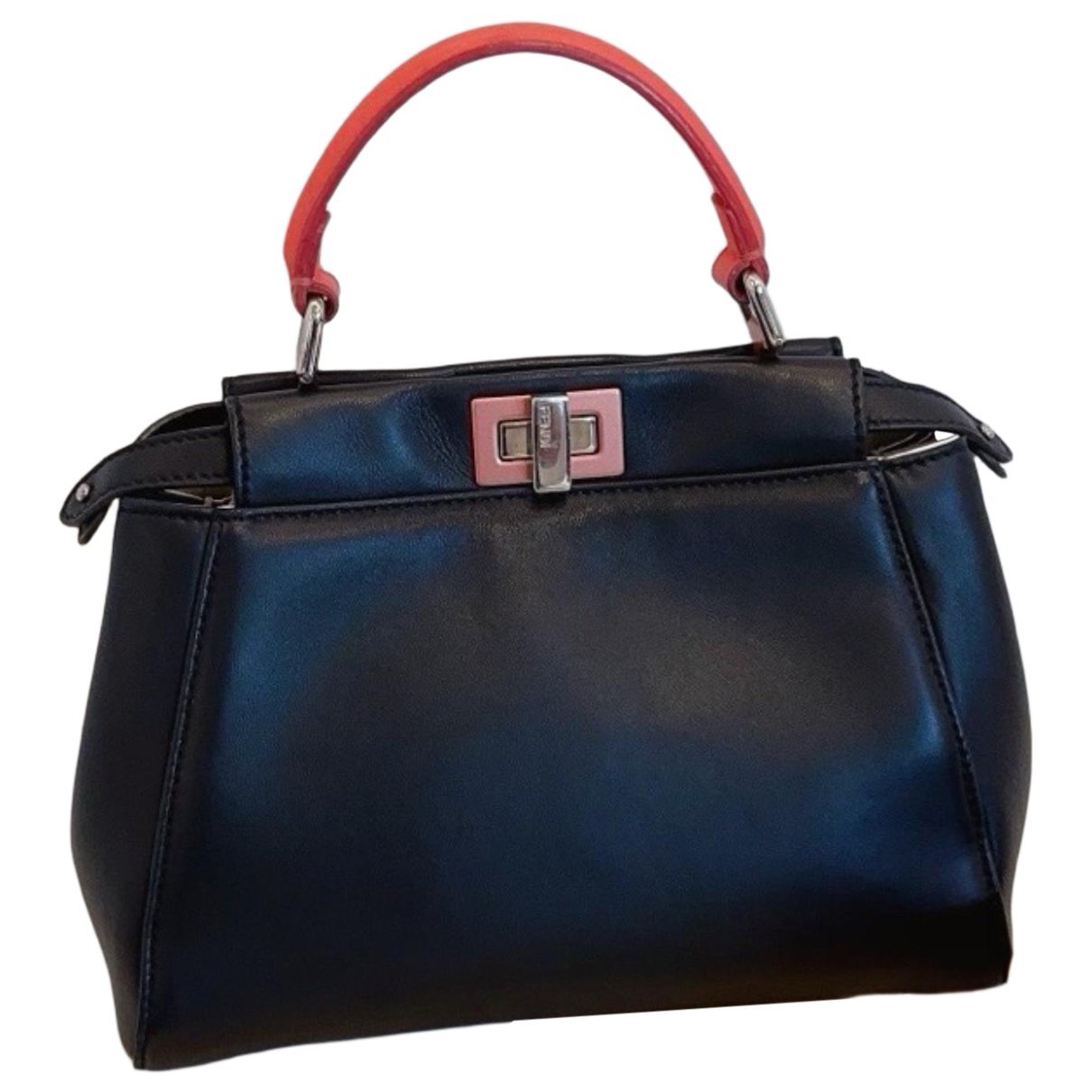 Peekaboo leather handbag