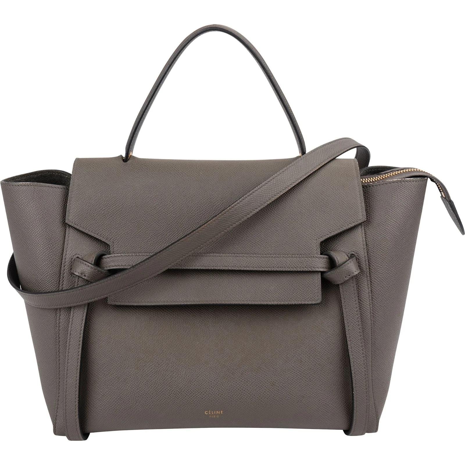Belt leather handbag