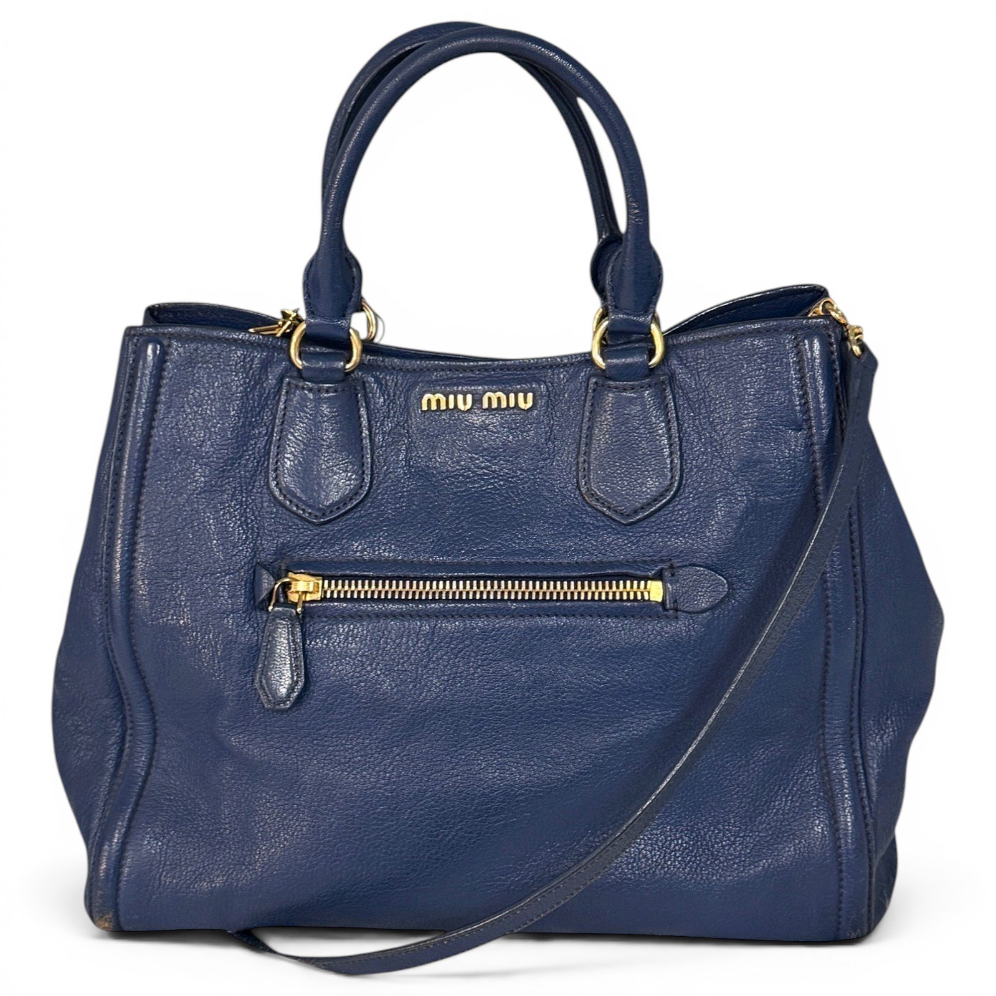 Leather handbag