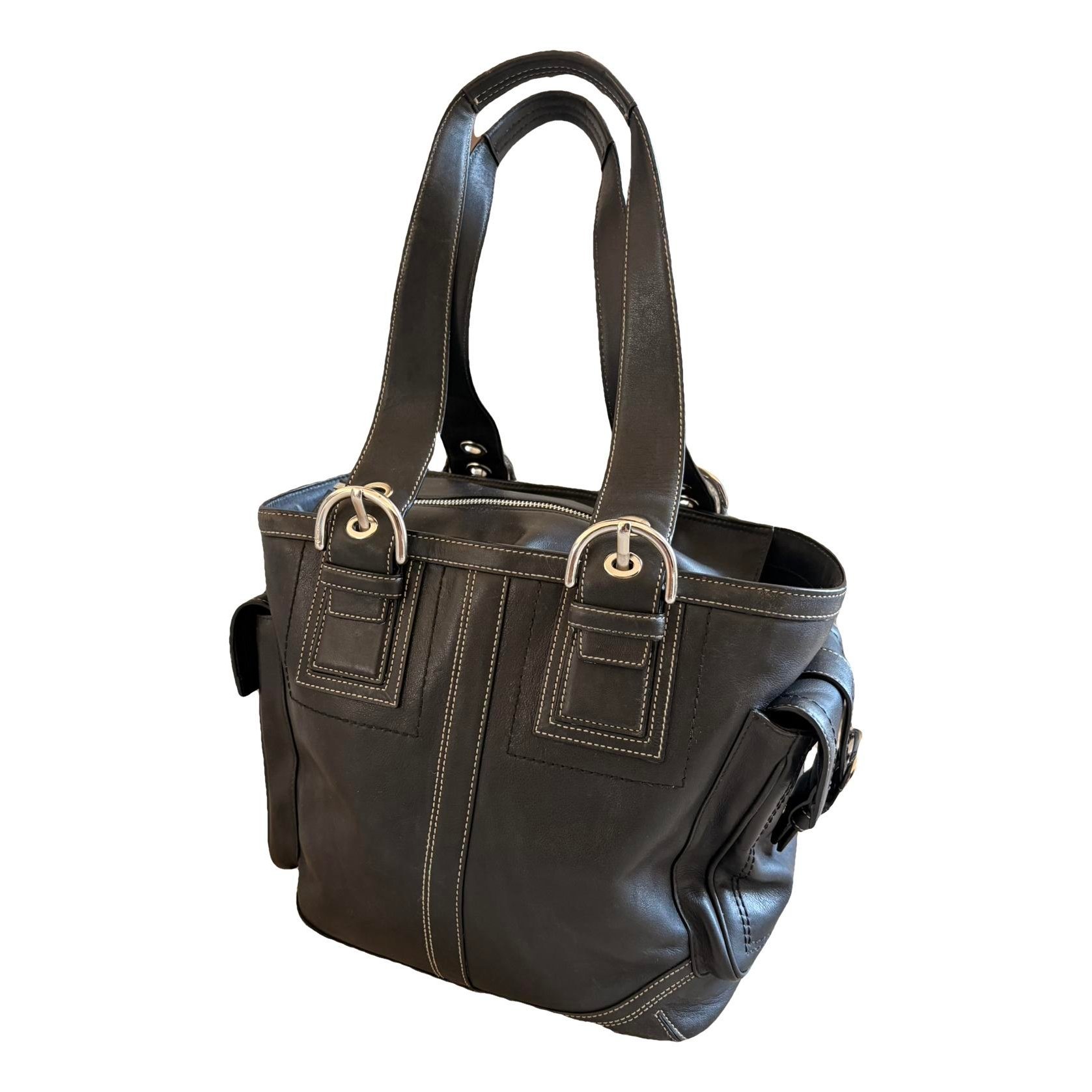 Leather handbag