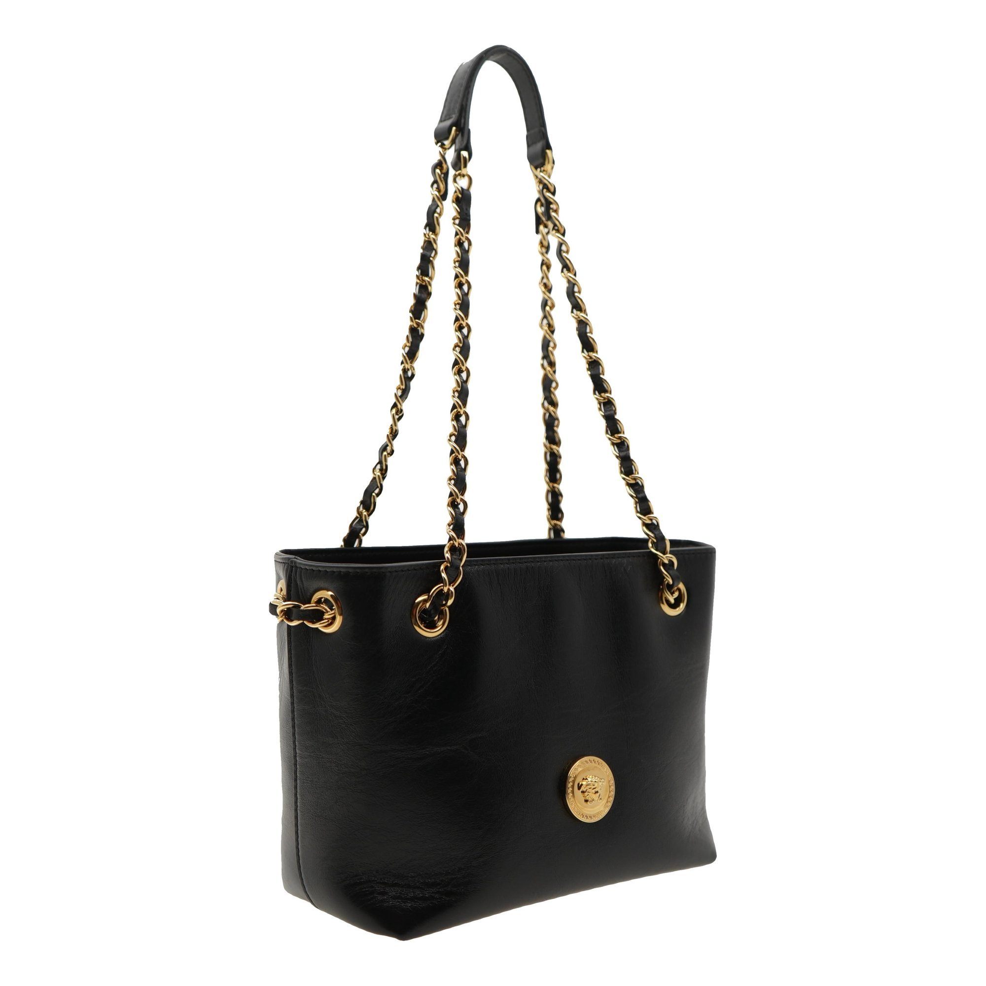 La Medusa leather tote