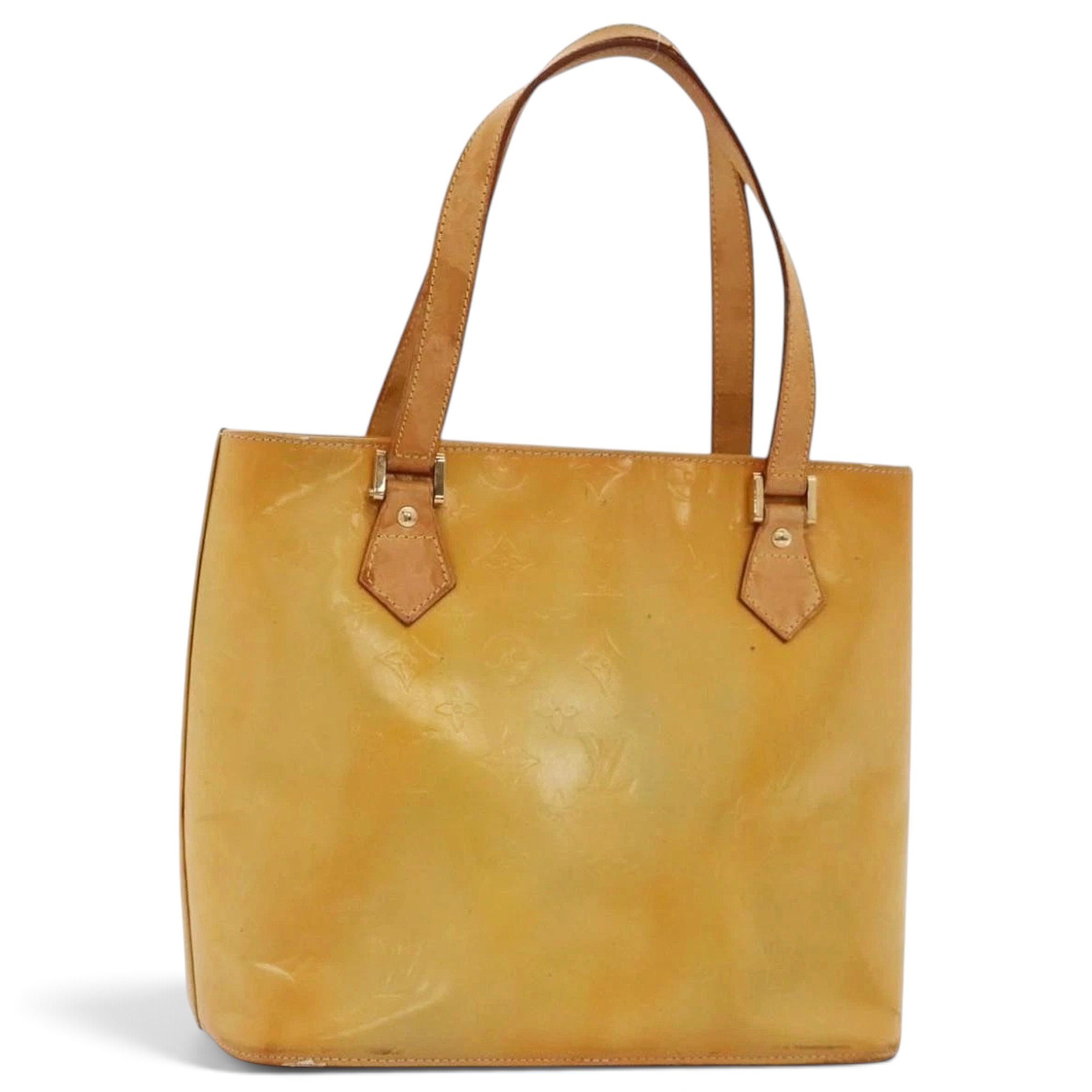 Houston patent leather handbag