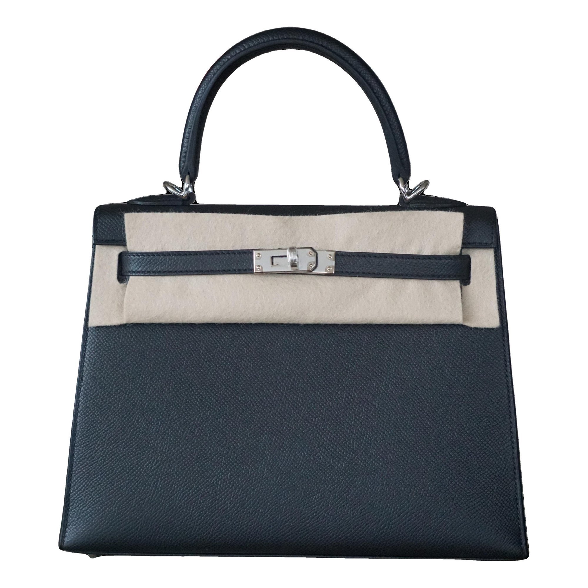 Hermes Kelly 25 Handbag Black