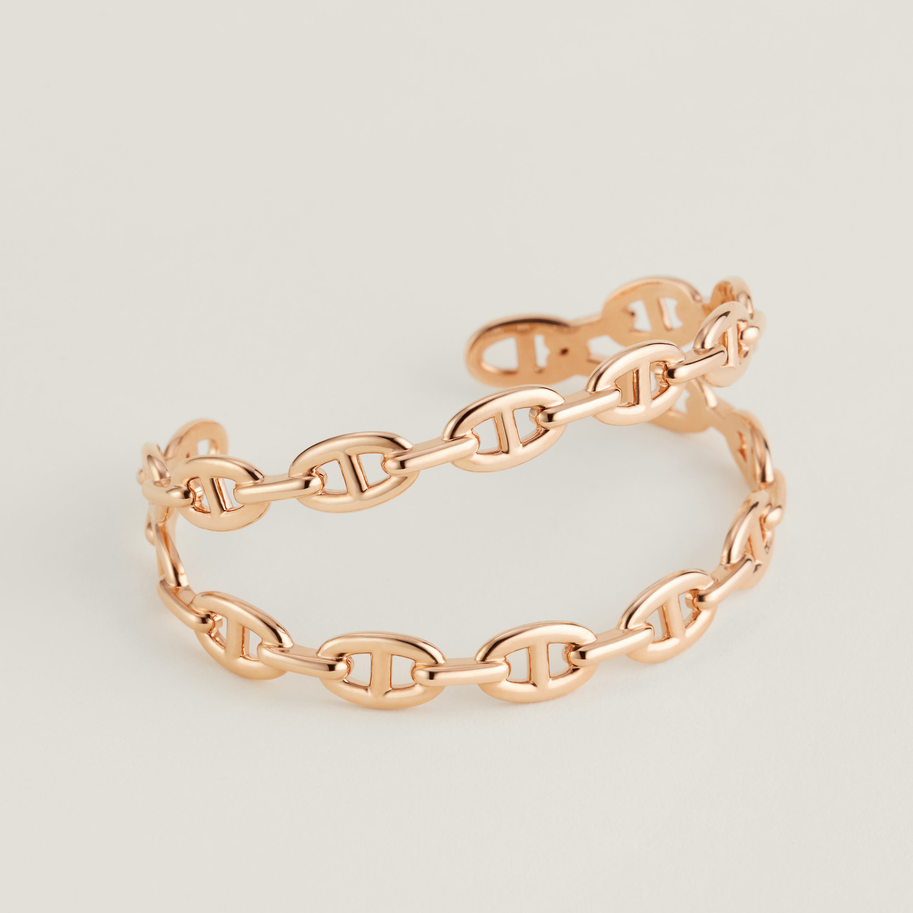 Chaine d'ancre Enchainee double bracelet