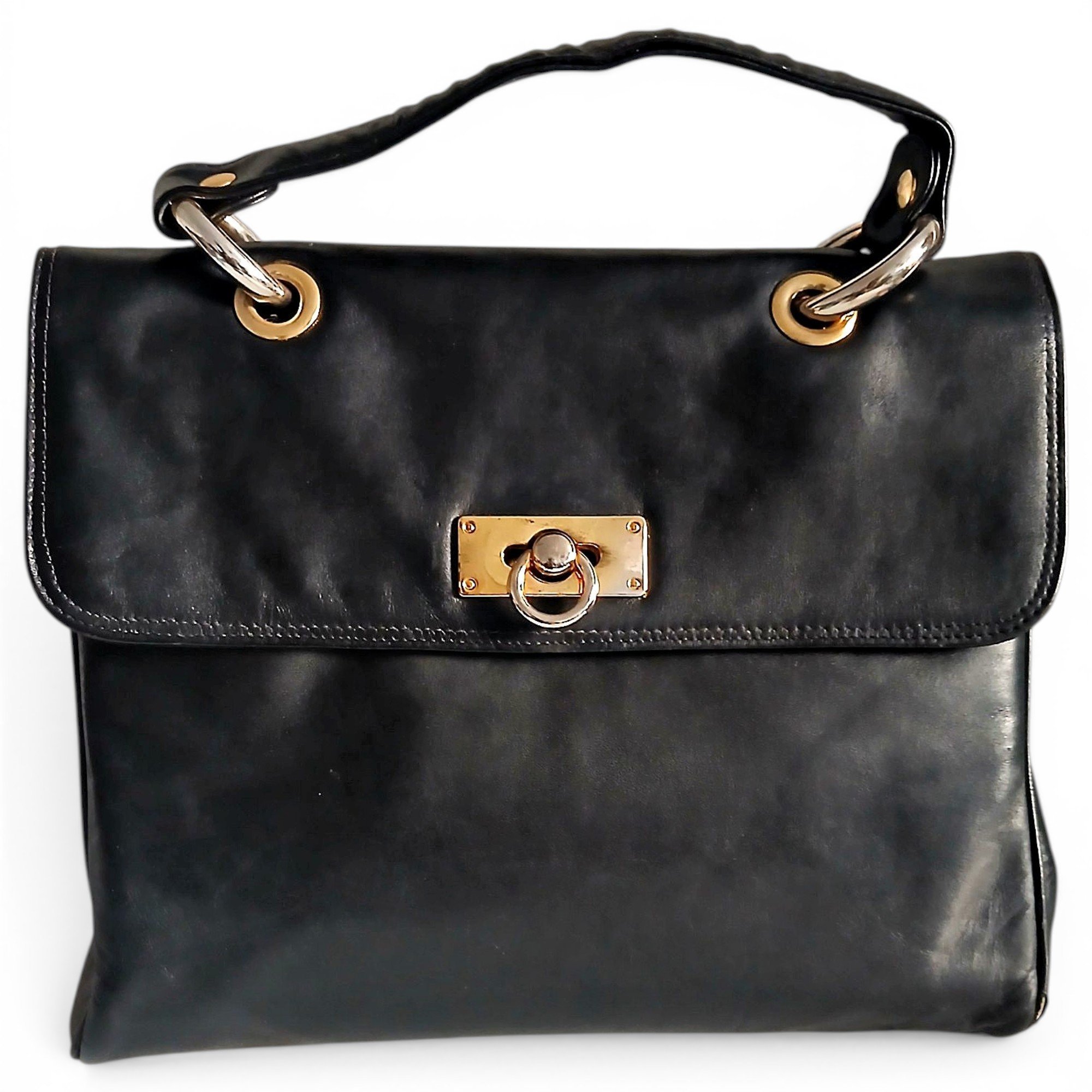 Leather handbag