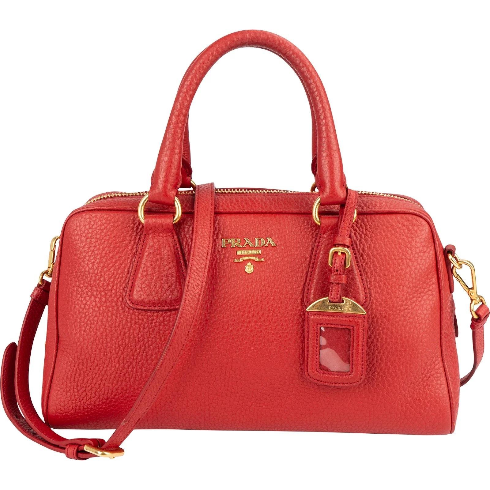 Bowling leather handbag