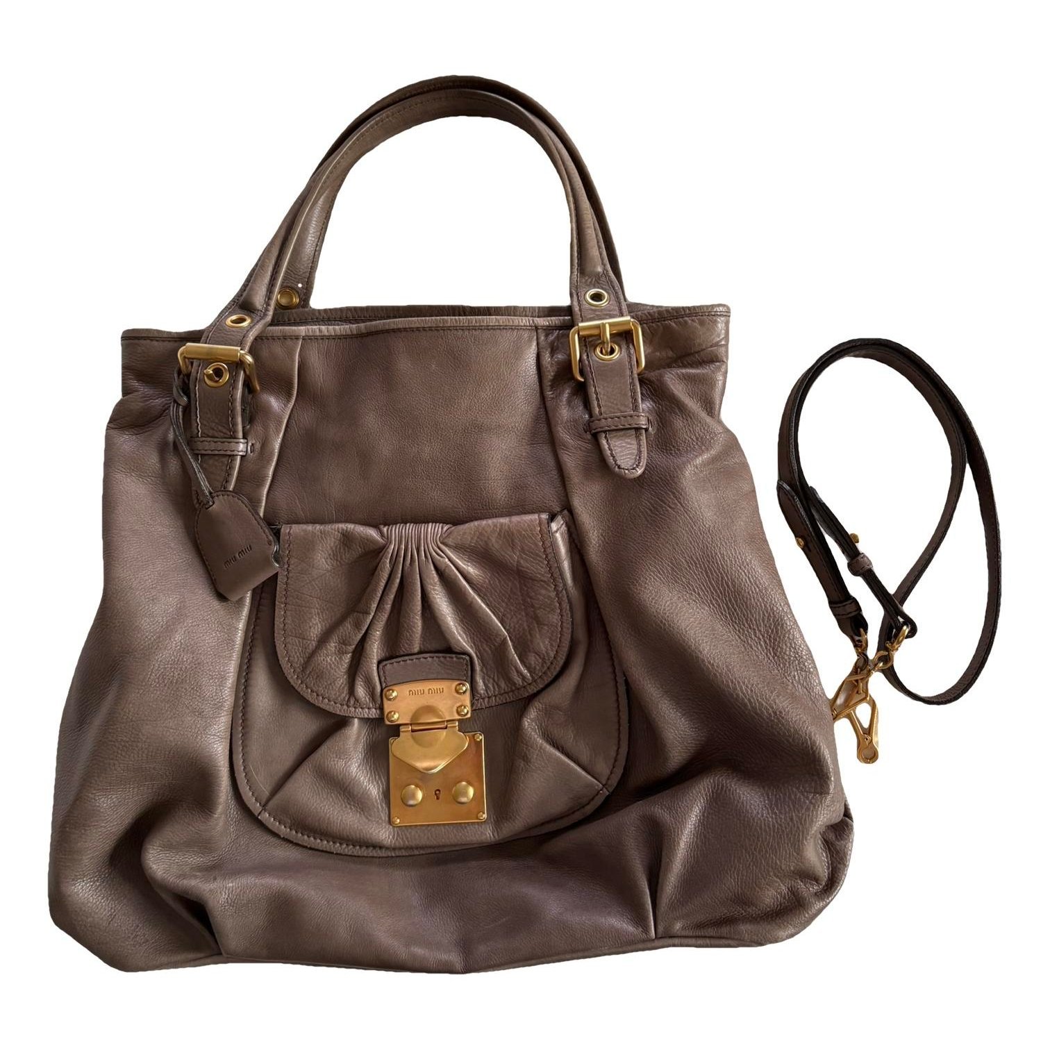 Vitello leather handbag