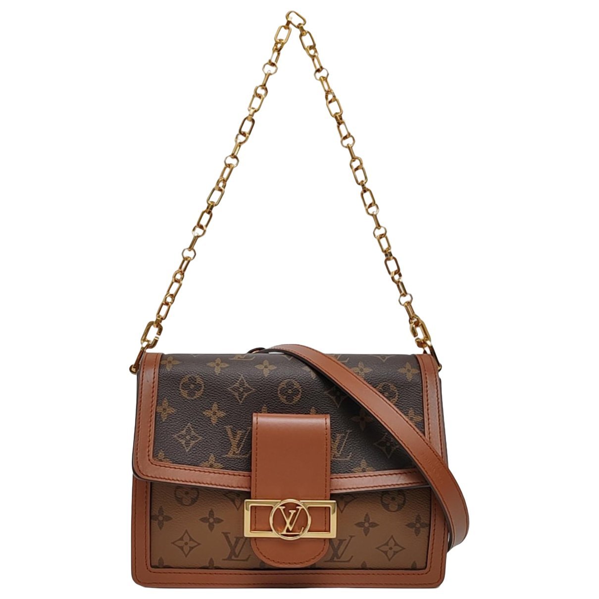 Dauphine leather crossbody bag