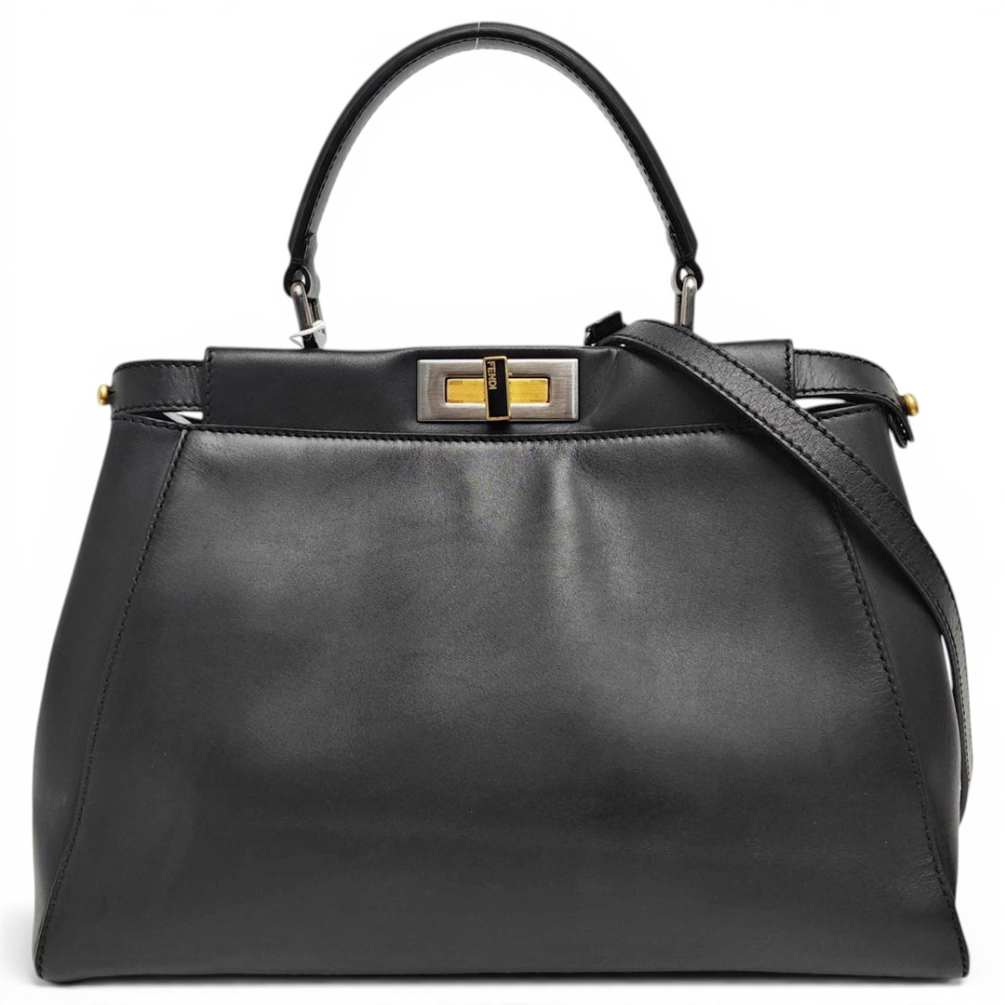 Peekaboo leather bag