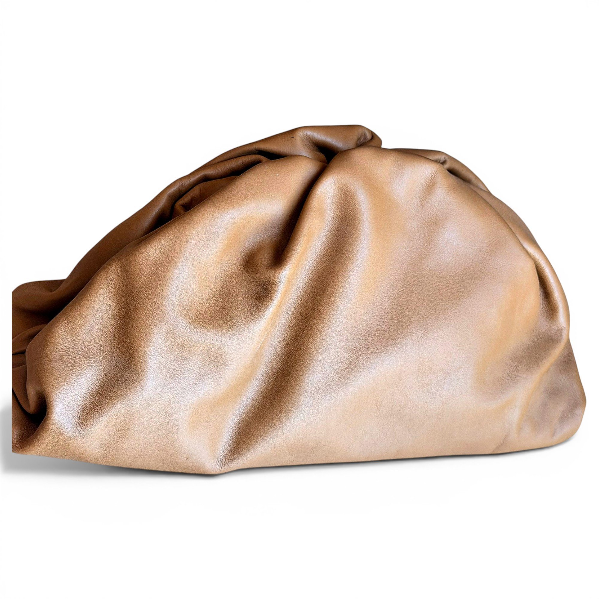 Pouch leather clutch bag