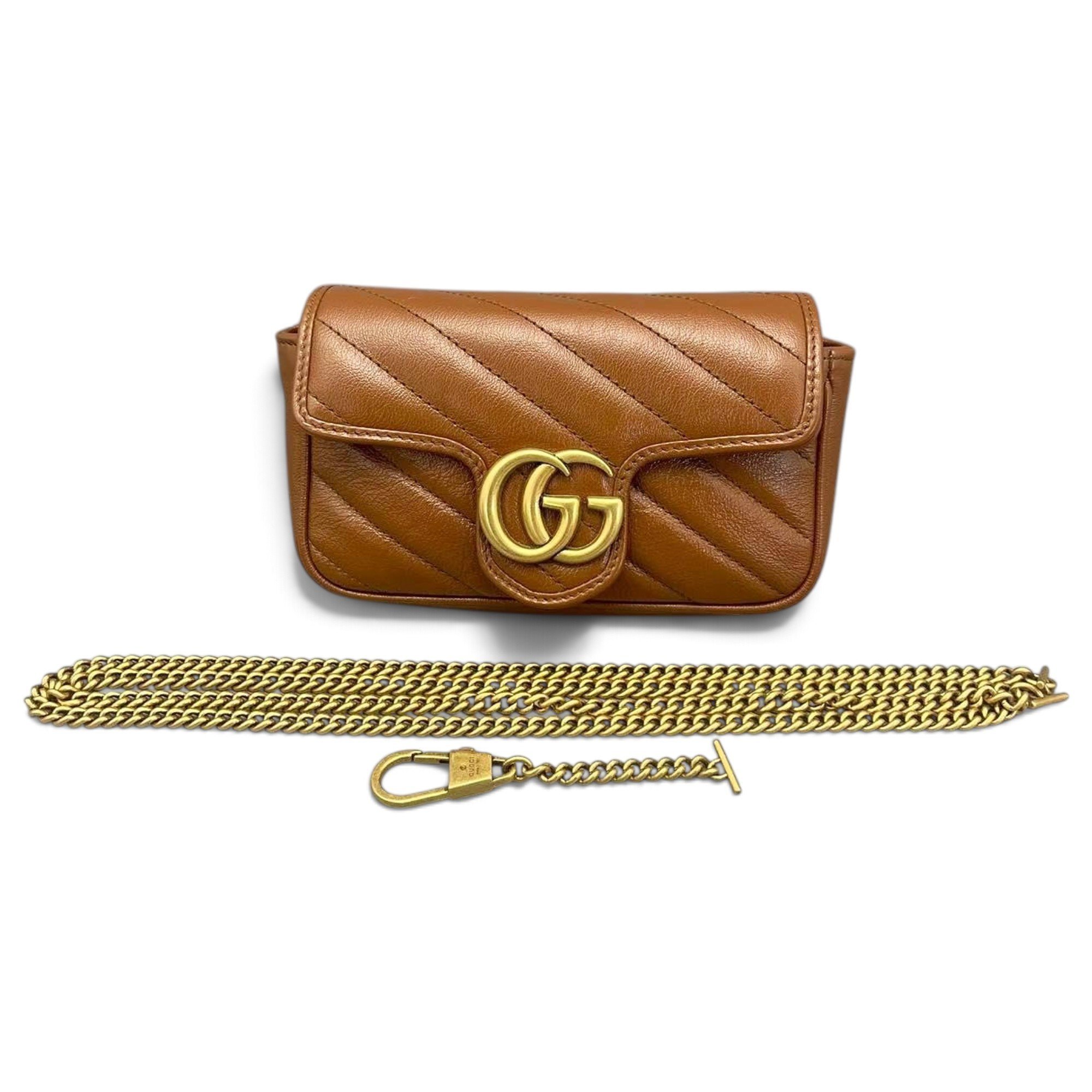 GG Marmont Flap leather crossbody bag