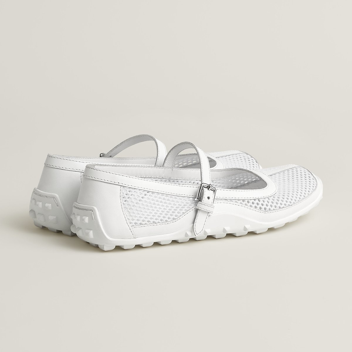 Blanc Kichu Ballet Flat