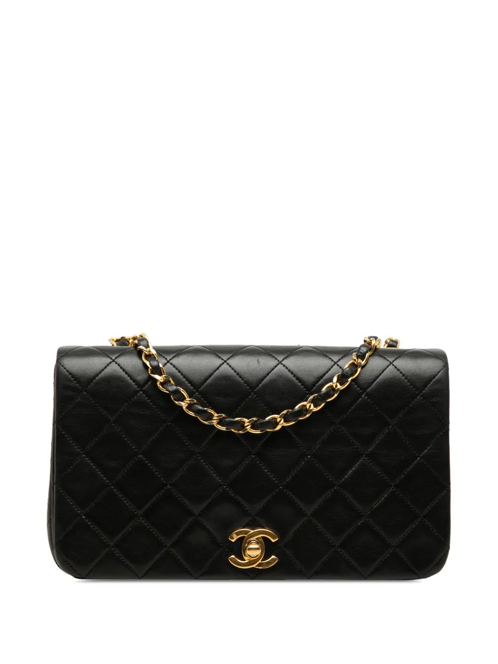 1989-1991 Medium Quilted Lambskin Full Flap crossbody bag