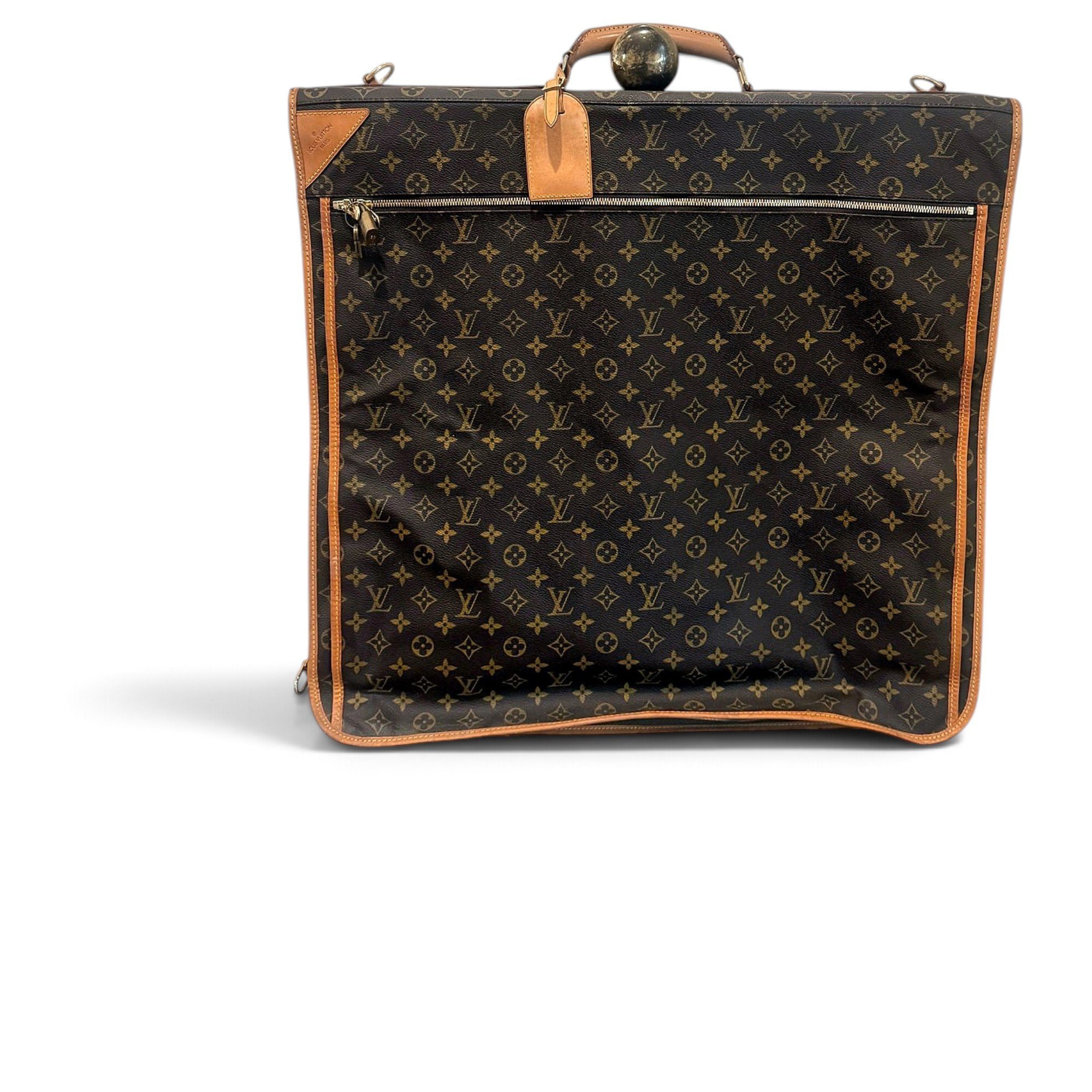 Leather travel bag