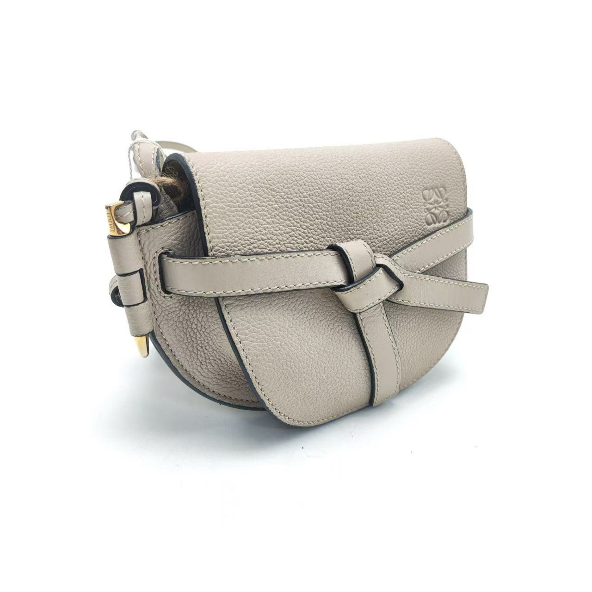 Gate leather crossbody bag