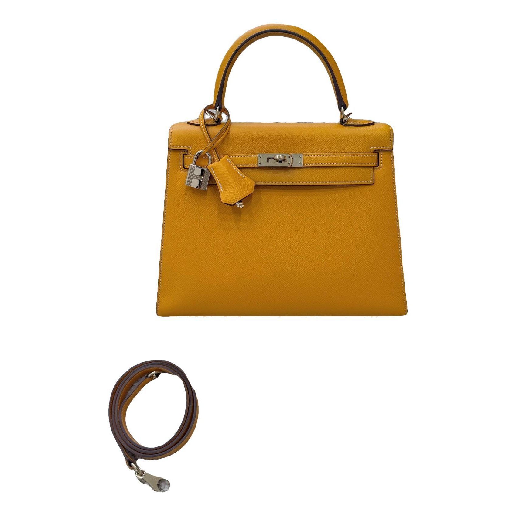 Kelly 25 leather handbag