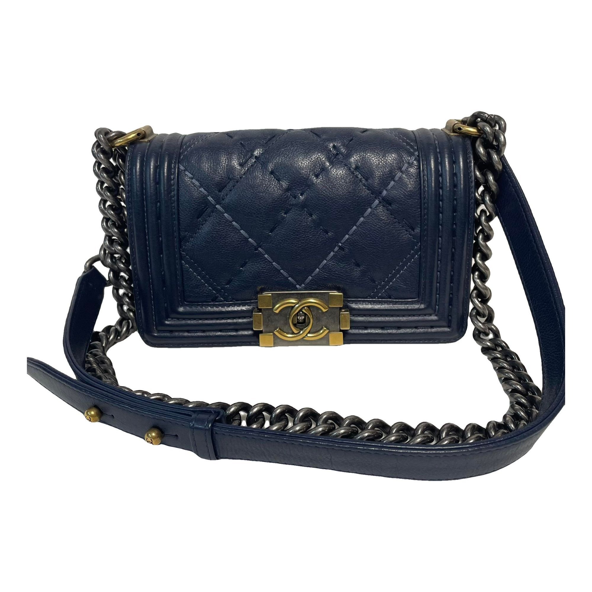 Boy leather handbag