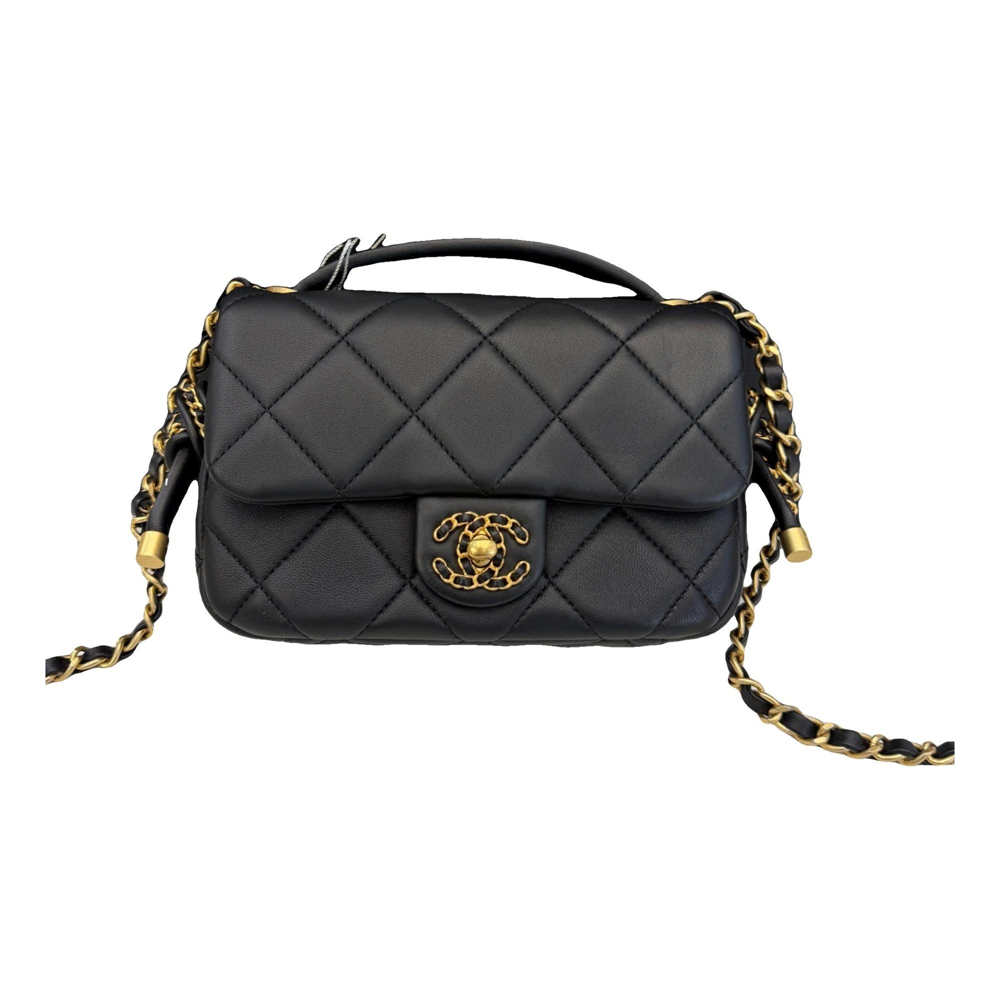Chain Infinity leather handbag