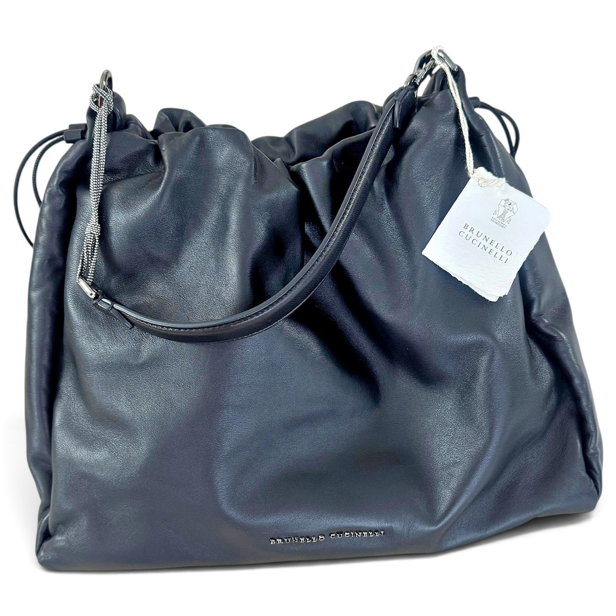 Leather tote