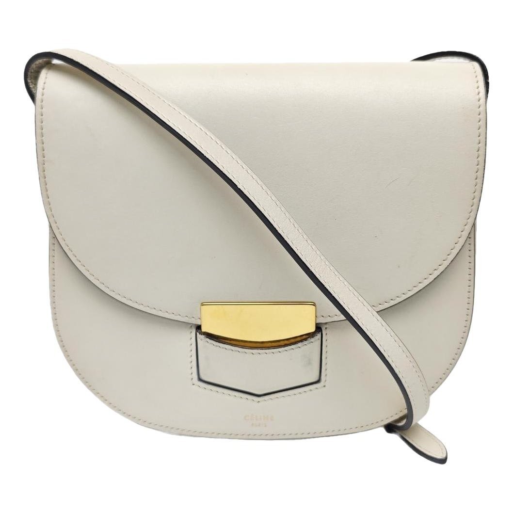 Trotteur leather handbag