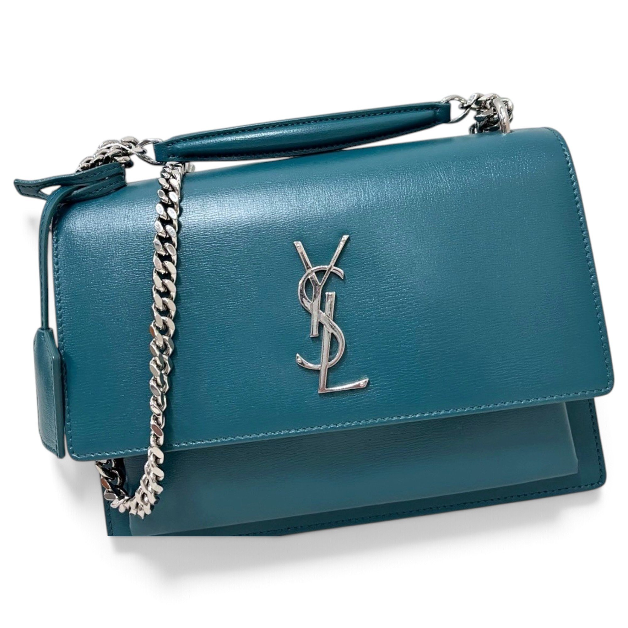 Sunset leather handbag