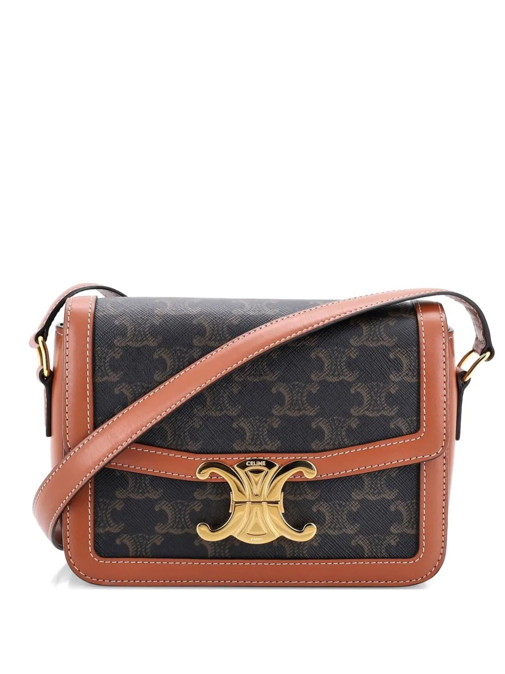 Triomphe Triomphe Coated Canvas Teen shoulder bag