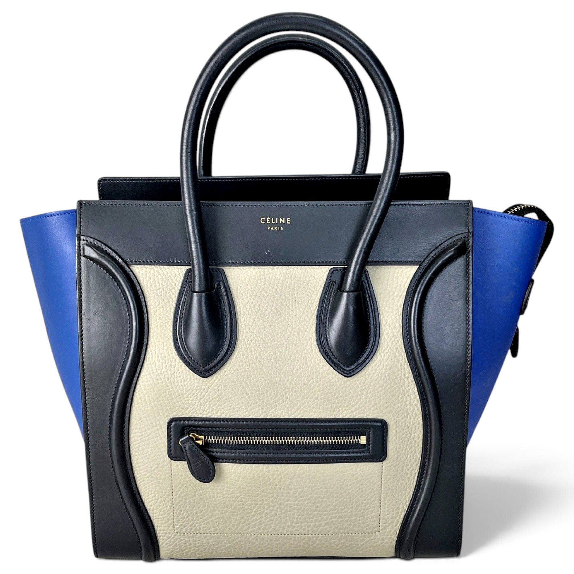 Luggage leather tote