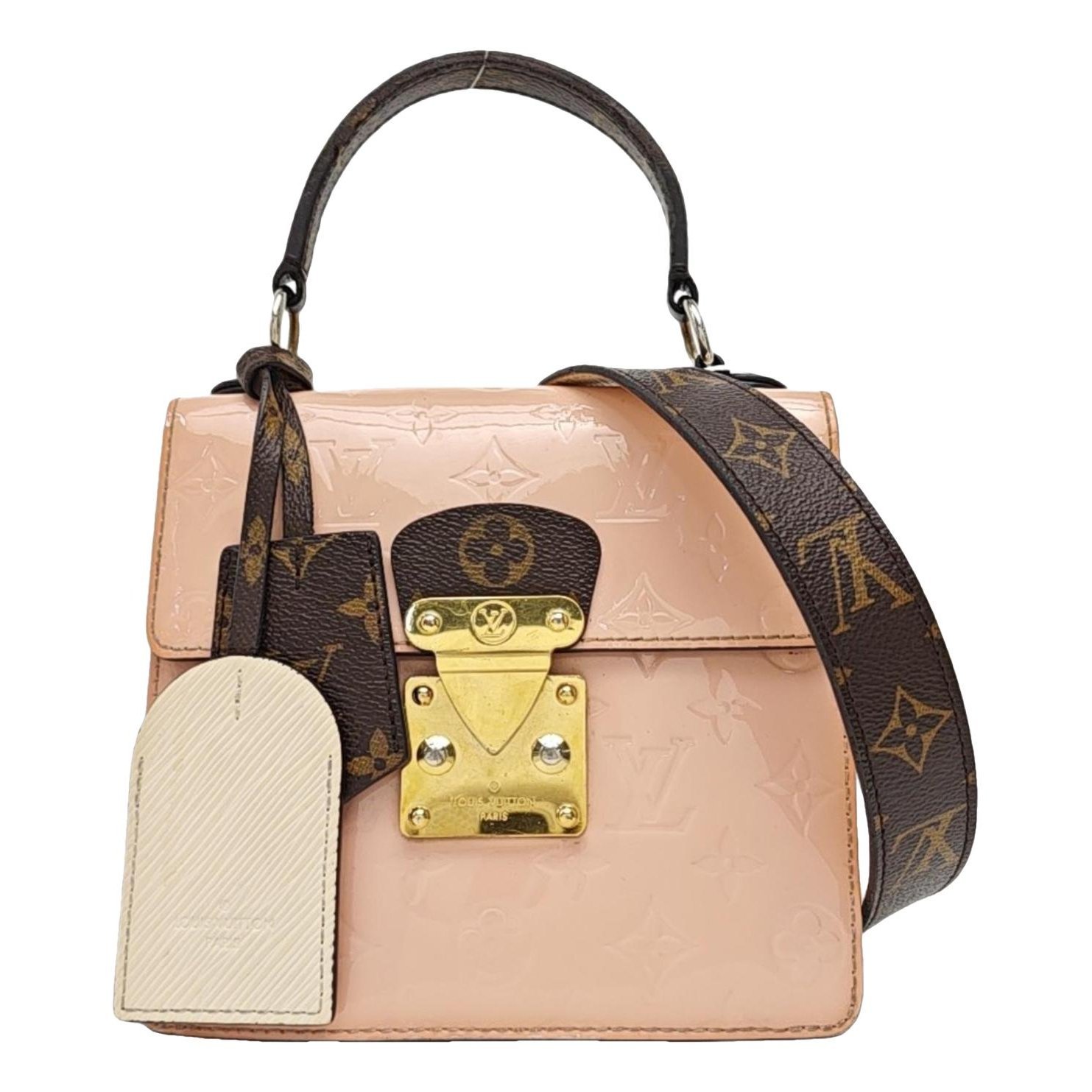 Spring street patent leather handbag