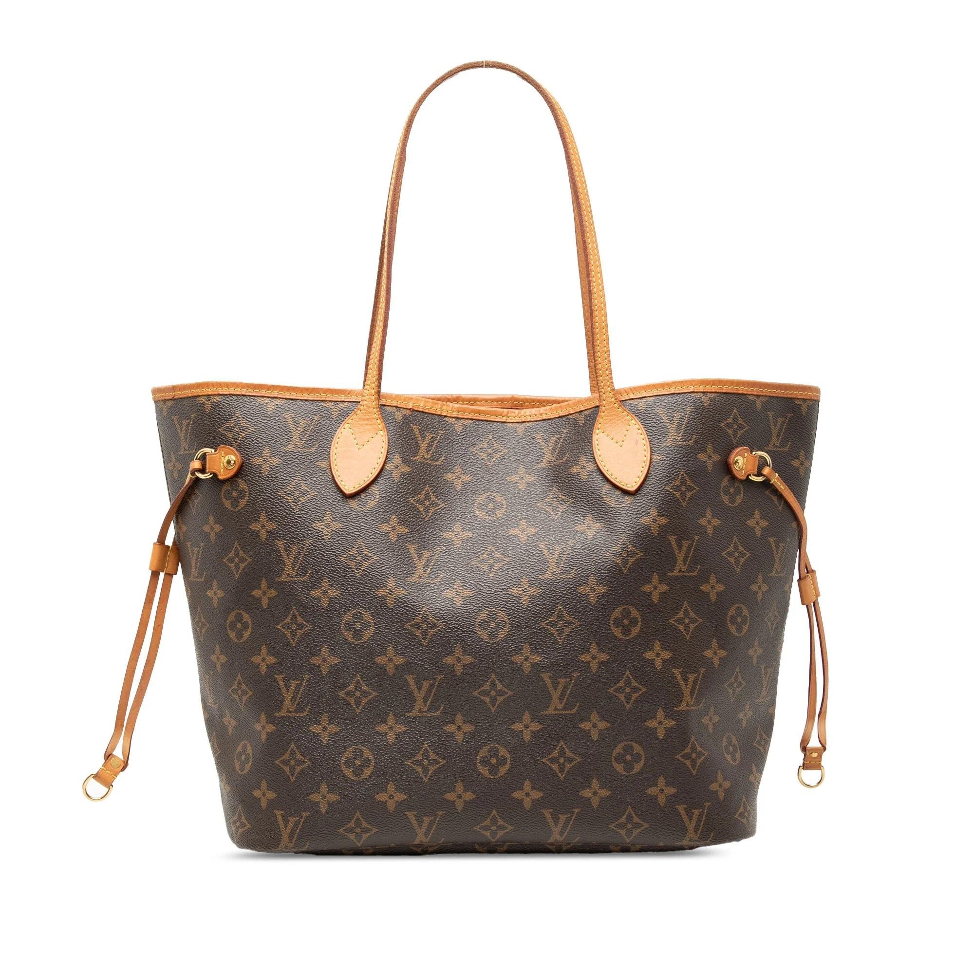 Louis Vuitton Neverfull leather tote