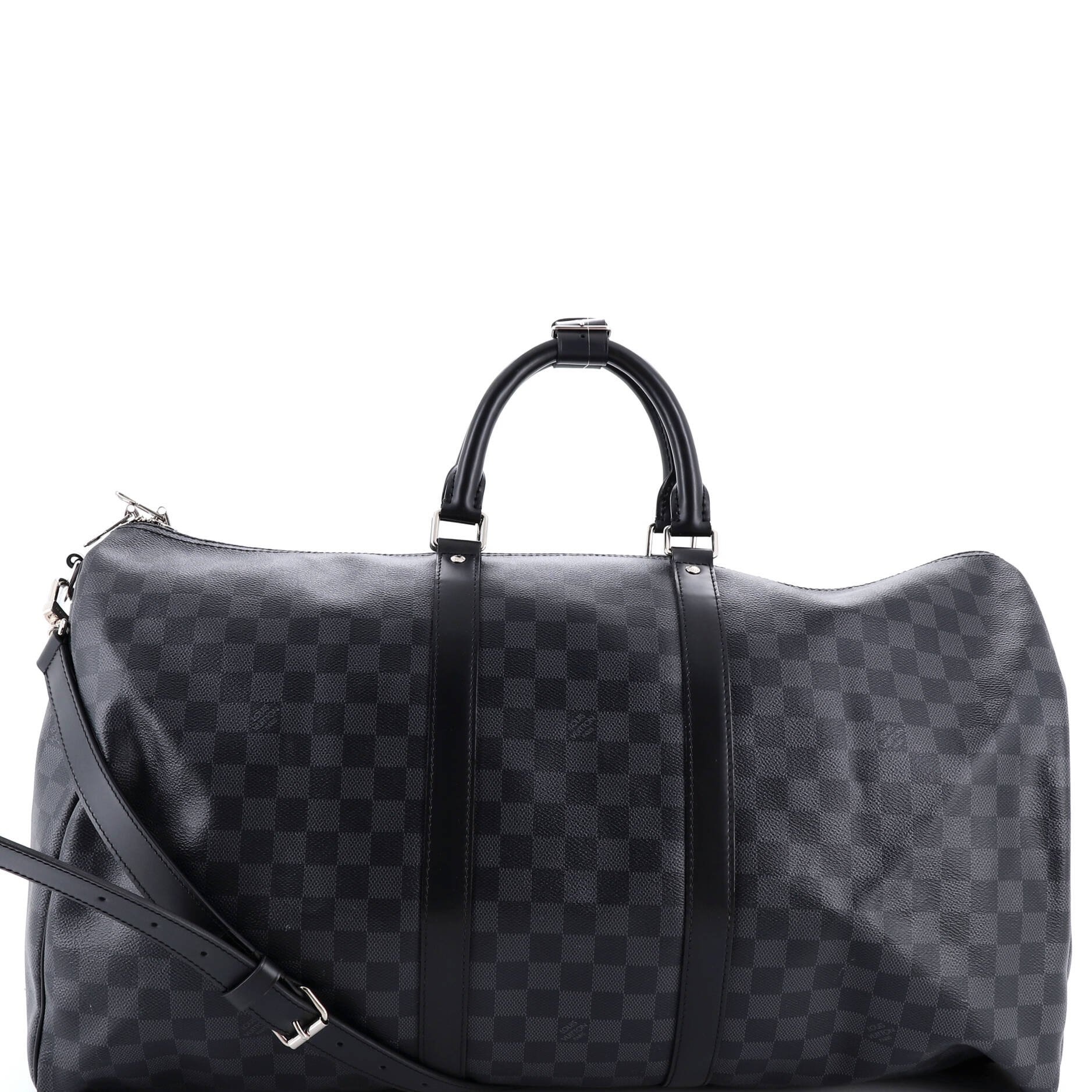 Louis Vuitton Keepall Bandouliere Bag Damier Graphite 55
