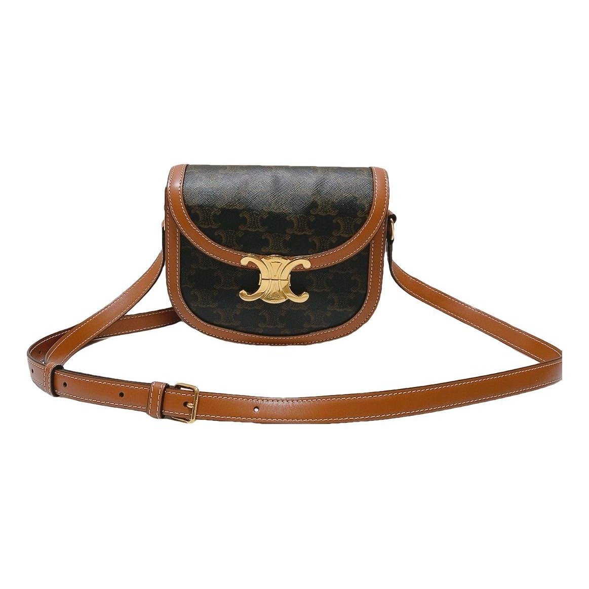 Triomphe leather handbag