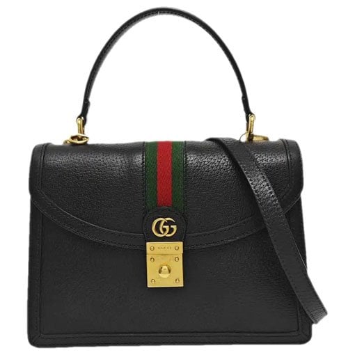 Ophidia leather handbag