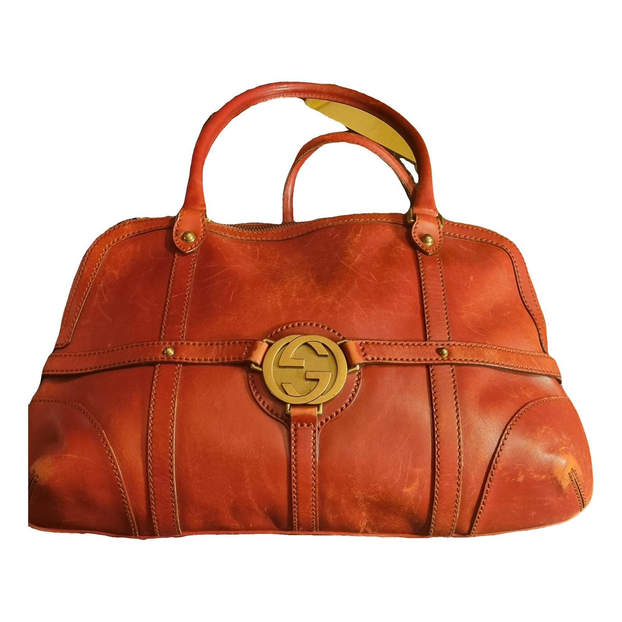 Leather handbag