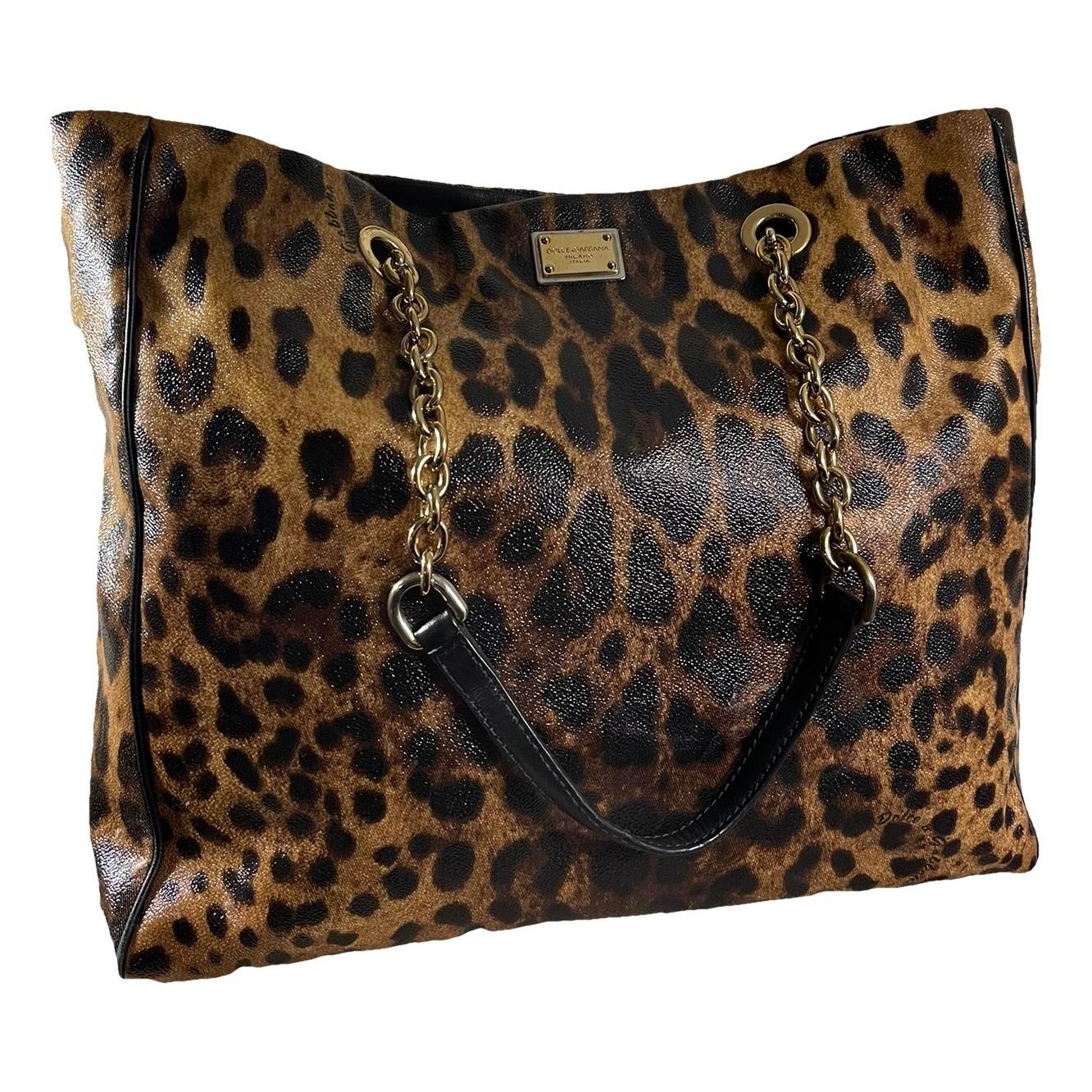 Leather tote