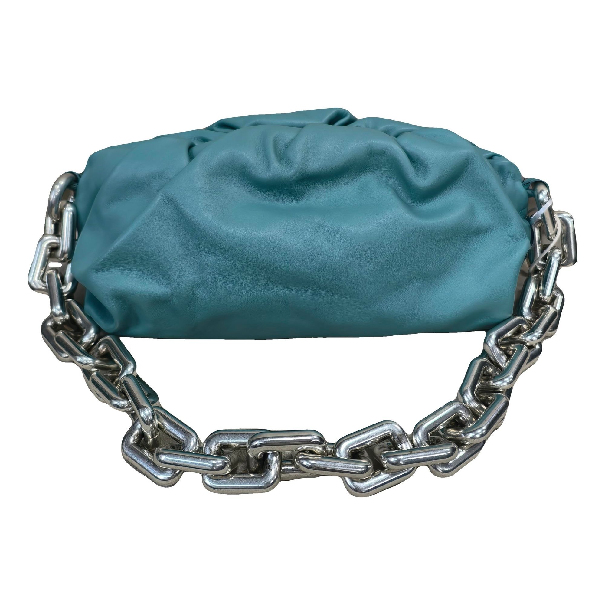Chain Pouch leather handbag