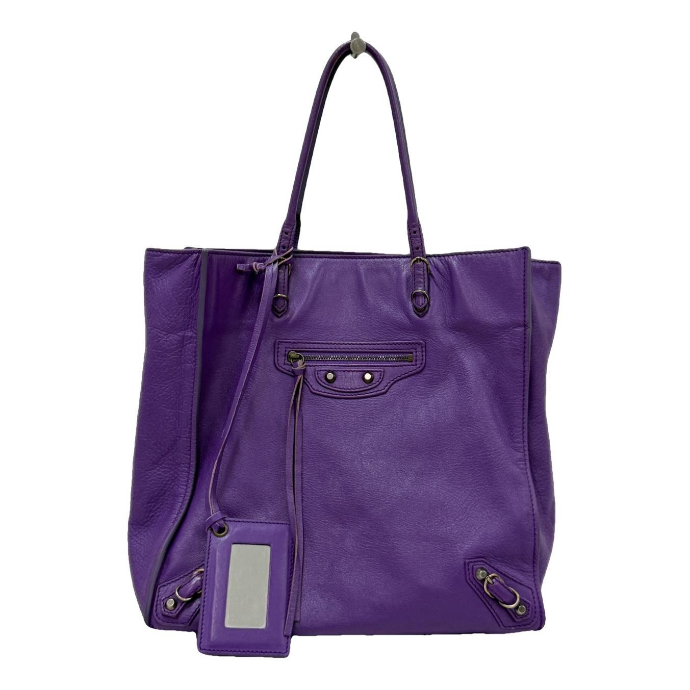 Papier leather tote