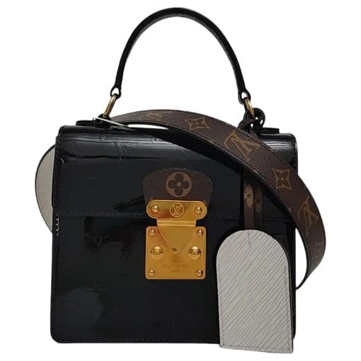 Spring street patent leather handbag