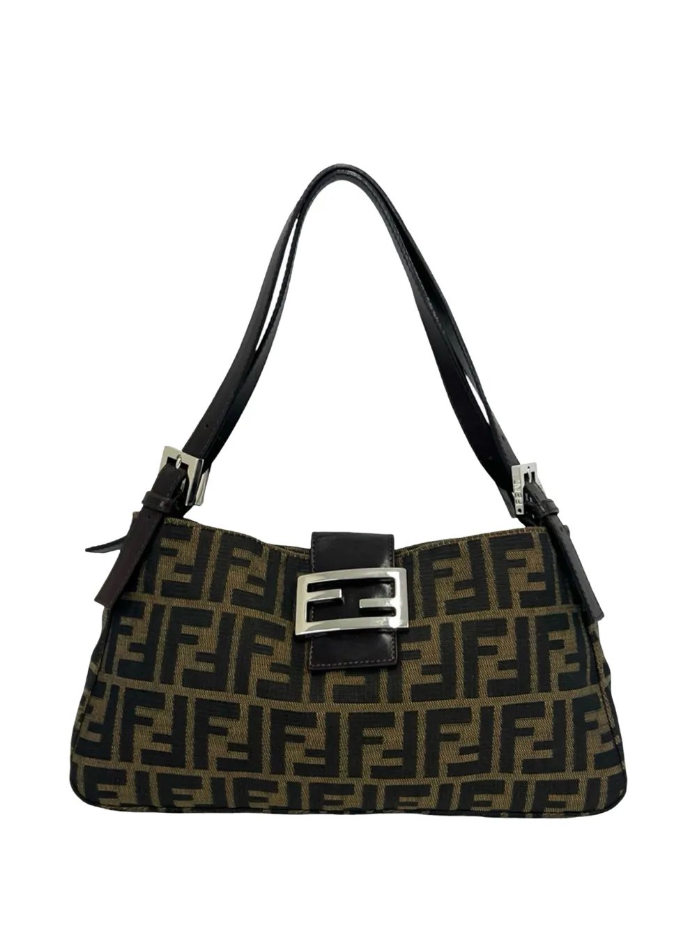 Fendi 2000-2010 Zucca Canvas shoulder bag