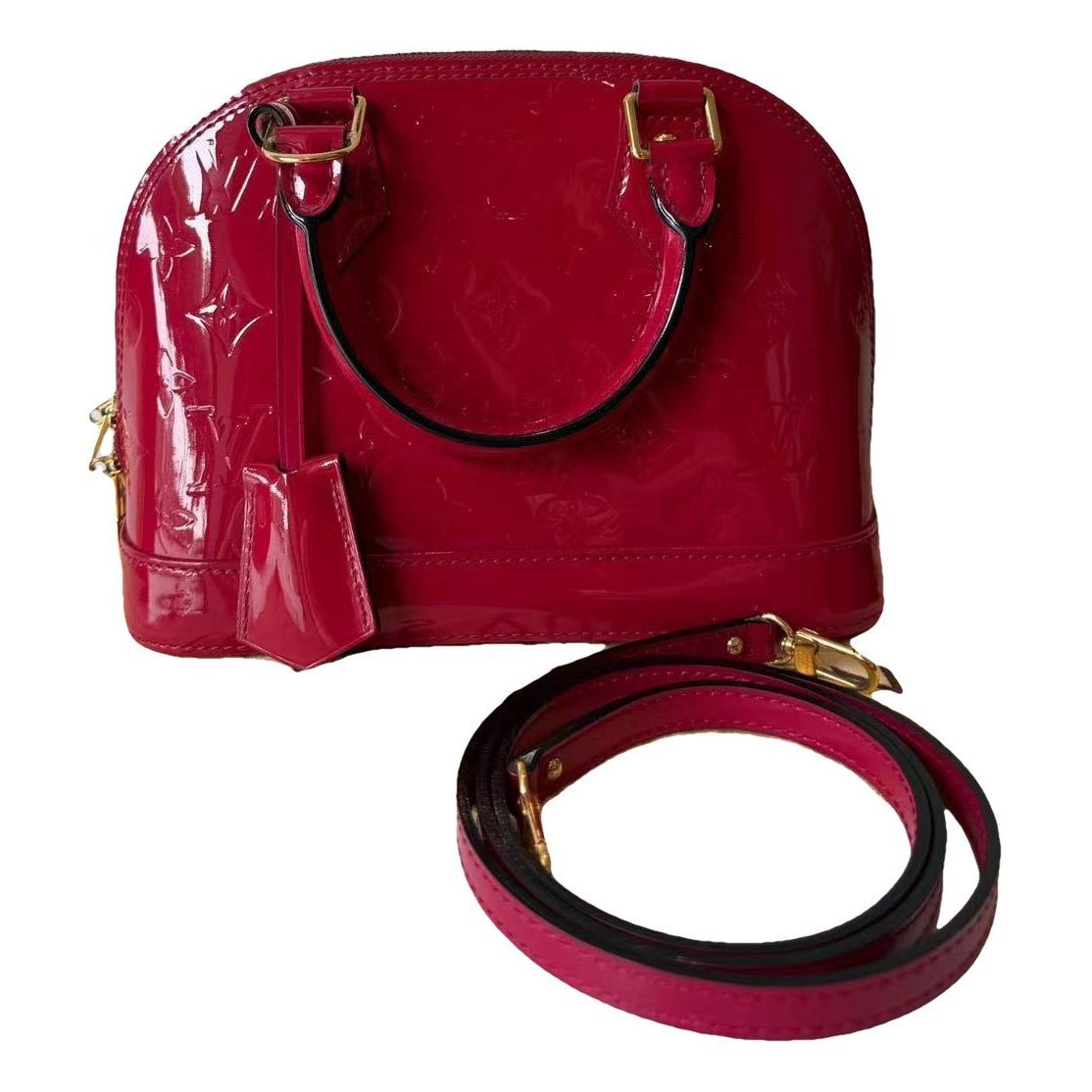 Alma BB patent leather handbag